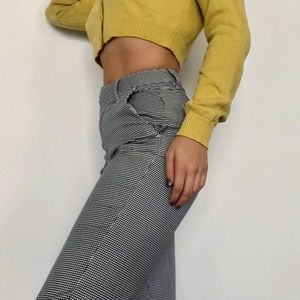 Volcom Houndstooth Checkered Highrise Skate Pants